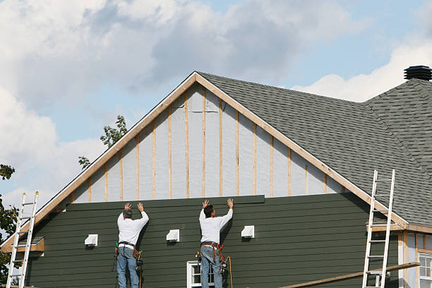Professional Siding Repair technician working in Fork, MD